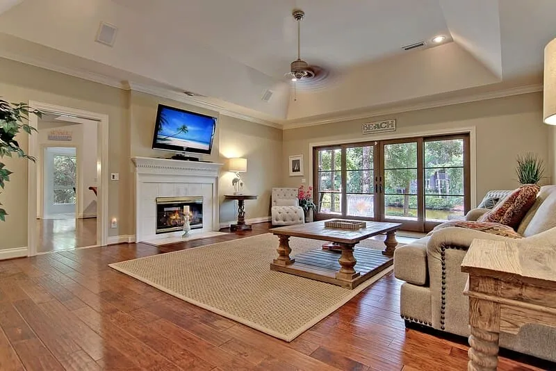 Living room, west light
